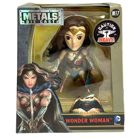 Jada Toys Wonder Woman Metals Die Cast Figurine 2016 M3 4 inch DC Comics NIB - Picture 1 of 7